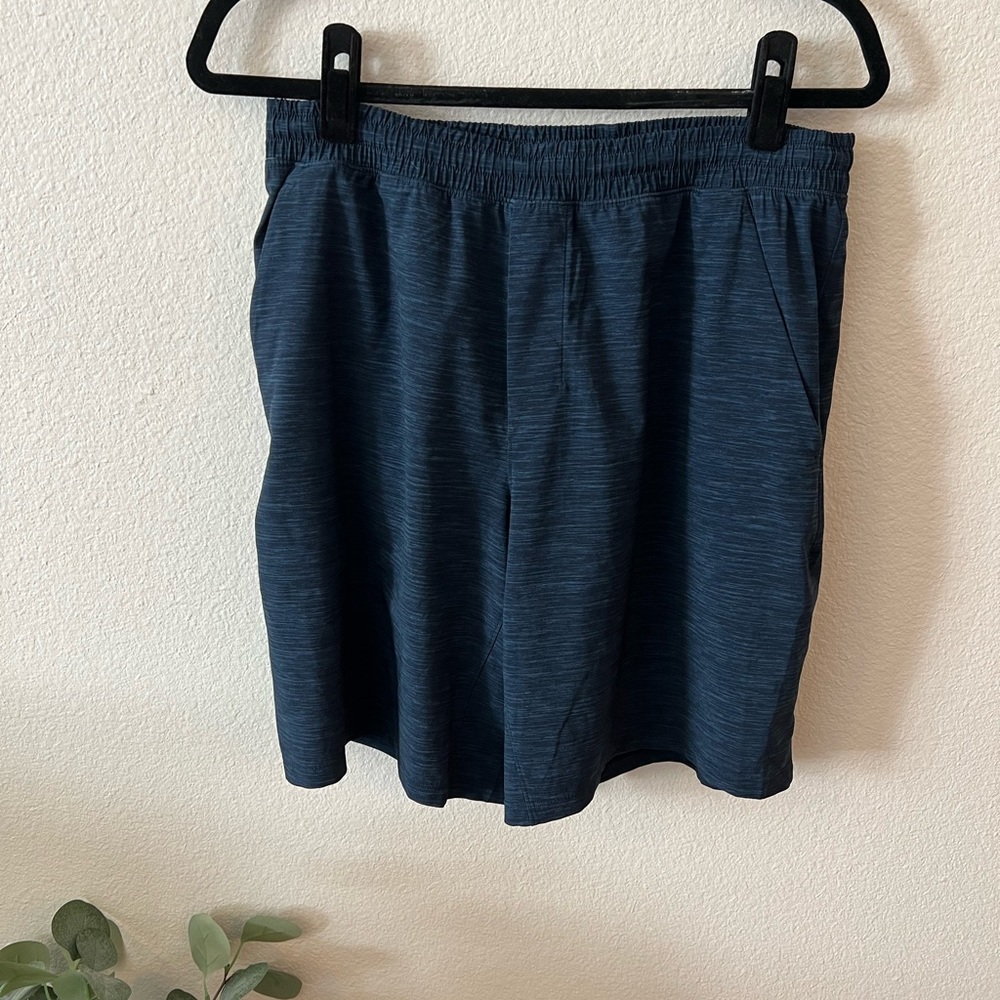 LIKE NEW! Lululemon blue gym shorts
